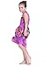 Girl Purple Floral Hawaiian Luau Dress in Various Styles