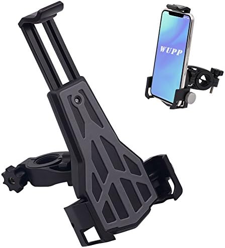 Universal Bike Phone Mount Holder - Bike Handlebars, 360 Rotate Adjustable, Fits iPhone 6s | 6s Plus, iPhone 7 | 7 Plus, Samsung Galaxy Series, HTC, Nexus, Holds Phones Up To 3.5" Wide