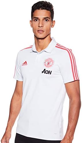 Adidas Men S Manchester United Short Sleeve Polo Shirt Grey X Large Buy Online At Best Price In Uae Amazon Ae