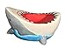 Birsppy Great White Shark Bowl-Funny Shark Attack Cool Candy, Cereal, or Snack Bowl Gift by FunFamz