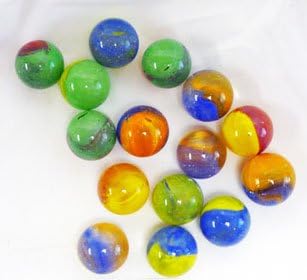 Iridescent Primary Color Marbles
