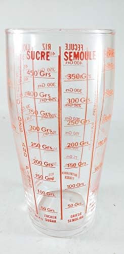 SICO Luminarc Measuring Tumbler with English/French and German Labels