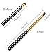 Rownyeon Lip Brush with Cap Portable Applicators Tools Lipstick Lip Gloss Makeup Brushes Beauty Tools Natural Bristles Makeup Brush for Women Girls