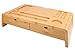 Bamboo Monitor Stand with Drawers for Computer, Laptop, Printer and TV, Desk Accessories & Workspace Organizers for Home&Office by HTBthumb 1