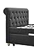 DHP Sophia Upholstered Daybed/Sofa Bed with Trundle, Twin Size Frame, Grey