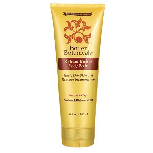 Better Botanicals: Kokum Butter Body Balm Normal to Dry Skyn, 8 oz by Better Botanicals