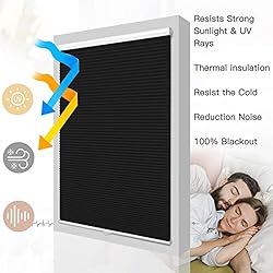 Moonice Cordless Blackout Cellular Shades, Cellular