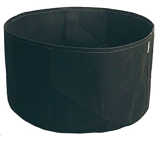 HORTIPOTS Large Gorw Pot, 100 to 150 Gallon Fabric Grow Bag Super Thick Self Supporting Round Air Pruning Raised Garden Bed (150 GAL-Round, Black)