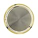 Hicarer 2-1/8 Inch (55 mm) Quartz Clock Fit-up/Insert, Fit Diameter 1.97 Inch (50 mm) Hole, Zinc-Alloy Metal Case, Roman Numeral (Gold)
