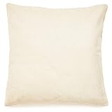 Juvale Blank Throw Pillow Cover Cases for DIY Design (4 Pack), 17 Inches, Natural Color