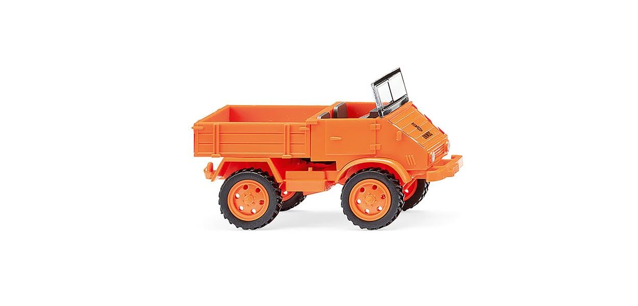 Wiking Unimog U 411 Municipal Orange 1950-51 HO Gauge WK087007