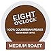 Eight O'Clock Coffee Colombian Peaks, Keurig Single Serve K-Cup Pods, Medium Roast, 12 count, pack of 6