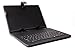 DURAGADGET Durable Black Faux Leather Protective Case / Cover With Micro USB Keyboard For FUSION5 XTRA POWER4 Tablet PC