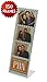 Photo Booth Nook - 150 pack - Acrylic Picture Frame - Slanted Prints & Signs Holder, Clear Angled Tabletop Pic Display Stand - Wide Back Flap, Stable Base - Perfect Wedding Favors - Vertical, 2x6