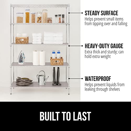 Gorilla Grip Wire Shelf Liner, Heavy Duty Waterproof Shelving Liners for Metal Rack, Hard