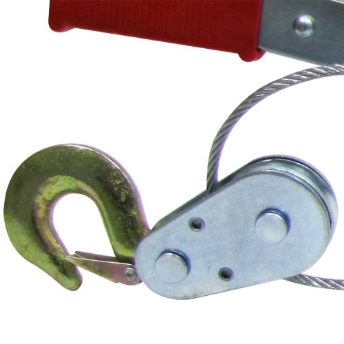 4 Ton Hand Ratchet Hoist Come a Long Pulley Cable System 2 Hook 2 Gear