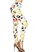 Leggings Depot High Waisted Checkered & Animal Print Leggings for Women-Full Length-R808, Friendly Paws, Plus Size