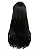 Sailor Moon Sailor Mars Long Straight Black Anime Cosplay Wig Many Roles Available Wigs