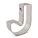 Ann Clark Cookie Cutters Alphabet Letter J Cookie Cutter, 3.25