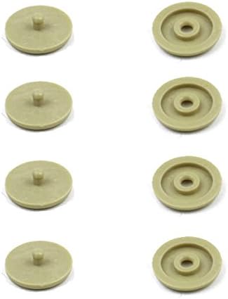 Seat Belt Stop Button Beige | Keeps Seatbelt Buckle In Place | 4 Seat-belt Stopper Clips In 1 Pack | Click-System, No Heating/Welding Necessary