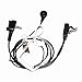 Caroo Covert Acoustic Tube Bodyguard Earpiece Headset with Mic for Yaesu Vertex Radio VX-231,VX-351