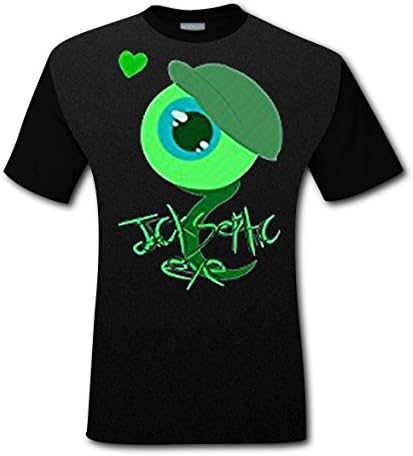 BIBIVE JackSepticEye Logo 3D Printed Short Sleeve Crew Neck T Shirt for Men