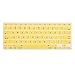 HDE Ultra Thin Silicone Rubber Keyboard Skin Cover for MacBook Pro Non Retina 13/15/17 (Yellow)