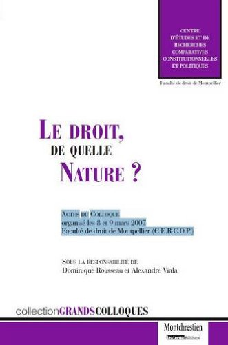 Le  droit, de quelle nature ?