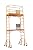 CBM scaffold Multipurpose Maxi Square Baker Style Scaffold Tower Package - 12ft., 1,000-Lb. Capacity, Model# 2MFSH