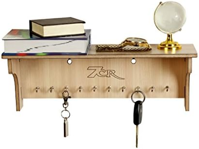 7CR Wall Mounted Shelf with Key Holder