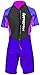 Hyperflex Access Child's Backzip Shorty Wetsuit - Warm, Comfortable Kid's Springsuit with 4-Way Stretch Neoprene and SPF Protection - Adjustable Collar and Flat Lock Construction