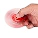 Bostech Hand Fidget Spinner-Perfect for ADHD, Anxiety and Stress Relief-Suitable for Adults and Kids. (Red)