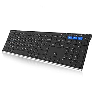Arteck-Universal-Bluetooth-Keyboard-Stainless-Steel-Full-Size-UK-Layout-Wireless-Keyboard-for-Windows-iOS-Android-Computer-Desktop-PC-Laptop-Surface-Tablet-Smartphone-Built-in-Rechargeable-Battery Arteck Universal Bluetooth Keyboard Stainless Steel Full Size UK Layout Wireless Keyboard for Windows, iOS, Android…