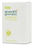 Seventh Generation Sensitive Care Bar Soap, Chamomile, 4.2 Ounce