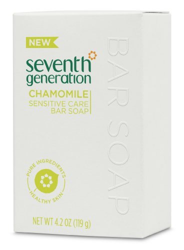Seventh Generation Sensitive Care Bar Soap, Chamomile, 4.2 Ounce (Pack of 3) Seventh Generation Sensitive Care Bar Soap, Chamomile, 4.2 Ounce (Pack of 3)