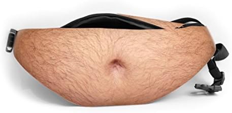 Dadbag Unisex YummyBuy Traveling Fanny Bags Pack Novelty Dad Bod Hairy Beer Belly Waist Zipper Packs Unisex Bags Men