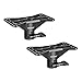 Neewer 2 Pack Exterior Speaker Mounting Bracket 1.4 inches/3.5 Centimeters Insert Mount Cabinet Stand with Adjustable Aperture Standard Hole Location Template for Use in Stage, Party, Studio(NW-001)