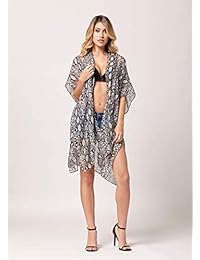 Conceited Premium Cover Up Kimono Cardigan para Mujer - Trending Prints