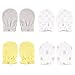 4-Pack Scratch Mittens, Yellow Owl