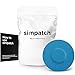 SIMPATCH – Freestyle Libre, Enlite, Guardian Adhesive Patches, Small (25-Pack) – Waterproof Adhesive, CGM Tape – Multiple Color Options (Blue)