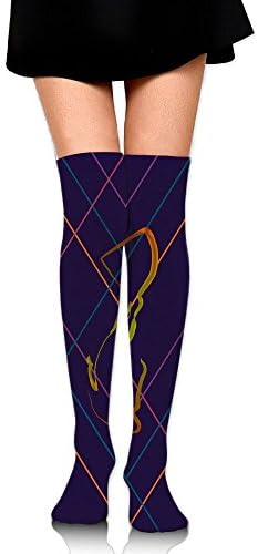 Donyoung Unisex Freedive Man Vector Graphic Running Socks Sports Socks Football Socks 23.62 Inch