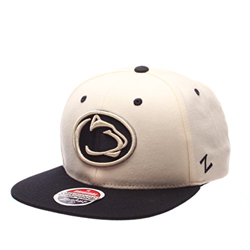 NCAA Penn State Nittany Lions Men's Z11 Ivory Snapback Hat, Adjustable, Multicolor