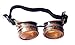Minidot Steampunk Antique Safety Goggles (Copper Orange)