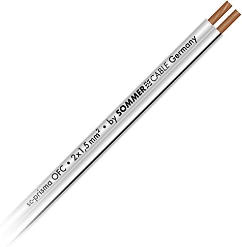 Sommer Cable SC Prism White Flexible | 401 OFC 1m 2 x 1,5 mm² - weiß