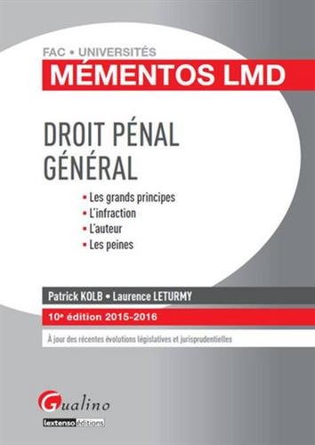 Droit pénal général