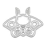 zhiounny Moth Metal Cutting Dies Stencil DIY Scrapbooking Album Stamp Paper Card Embossing Decor Crafts
