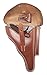 World War Supply Brown Leather German P08 Luger Holster Police Model Marked A. Fischer Berlin C2 1939