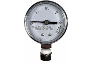 CHAR YONG Replacement for Presto 85772 Pressure Cooker Canner Steam Gauge 82237 82121 Stainless Steal Cooker Pressure Guage - Compatible with Presto Canner Models 175107 01755 0175510 178001 178005