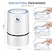 Air Purifier, MOICO Air Purifiers for Home and Office with True HEPA Filter Active Carbon, USB Desktop Portable Air Cleaner with Night Light, 2 Filtering Modes for Reducing Dust Smoke Smell Pet Dander