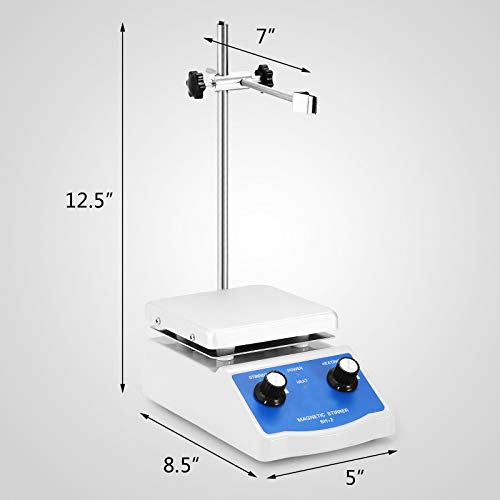 Digital Lab Hot Plate Magnetic Stirrer Mixer Heater Lab Laboratory Research Equipment College